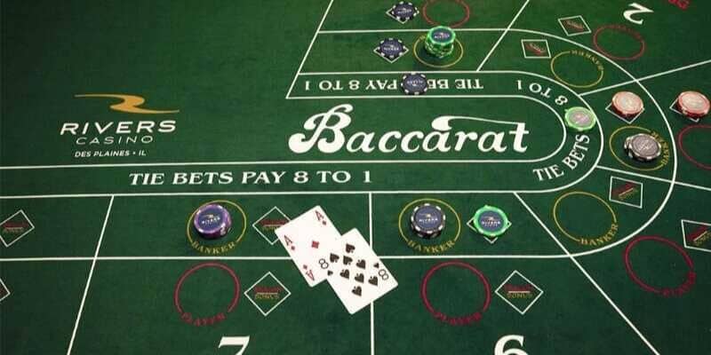 Mỗi lá bài trong Baccarat sẽ tương ứng với giá trị khác nhau